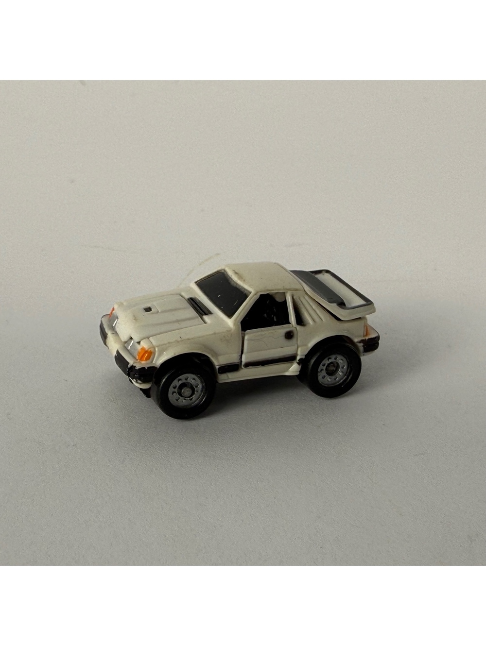 Vintage Galoob Micro Machines Deluxe White Ford Mustang SVO